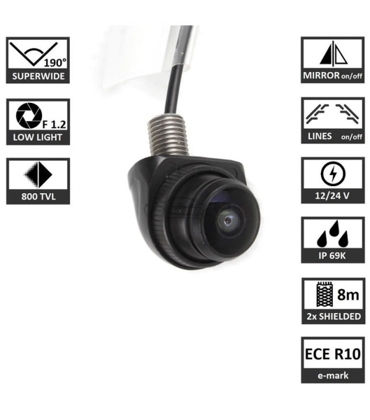 REVERSE REAR VIEW CAMERA CMOS NIGHT VISION WIDE ANGLE TSBCUNI-WIDE