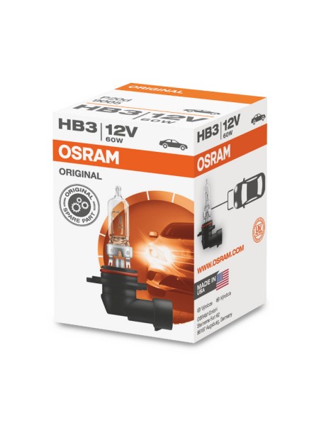 BULB OSRAM HALOGEN 9005 HB3 60W 12V P20D FS1