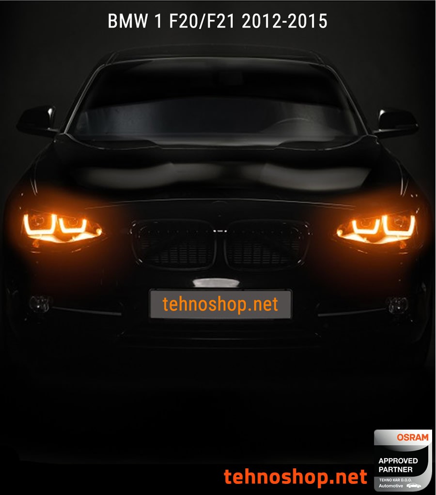 LED HEADLIGHT OSRAM LEDriving® BMW1 (F20/F21) - BLACK EDITION LEDHL108-BK LHD FS1
