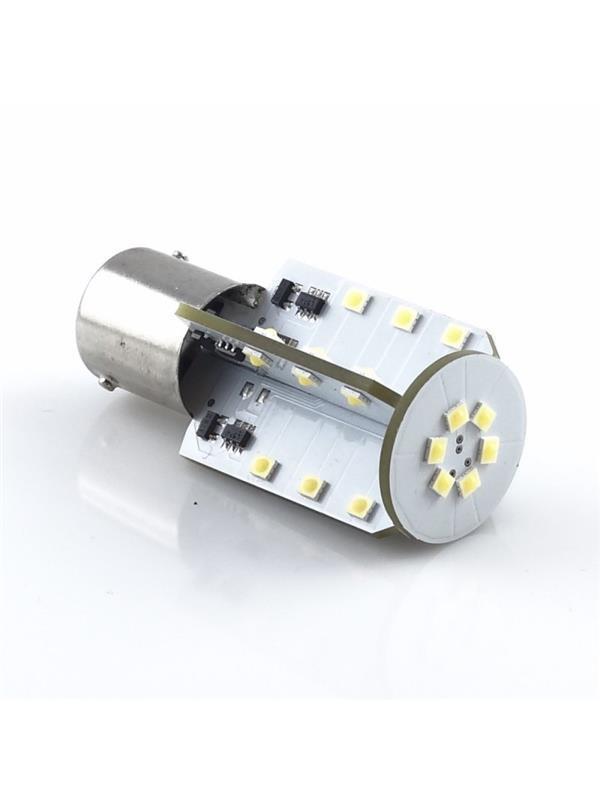 ŽARNICA HYPERCOLOR LED Ba15S T20 12V 30 LED 6500K