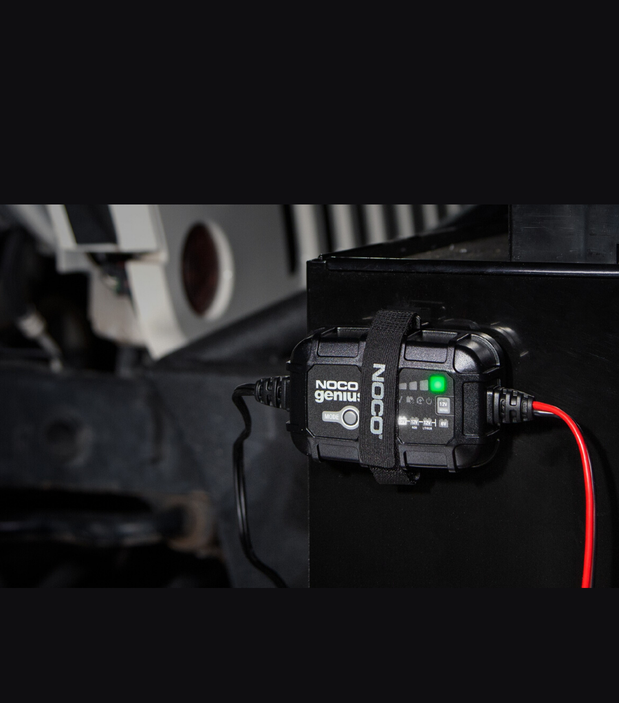 POLNILEC AKUMULATORJA NOCO® GENIUS5 6V/12V 5A. GENIUS polnilec, vzdrževalec in desulfator akumulatorjev