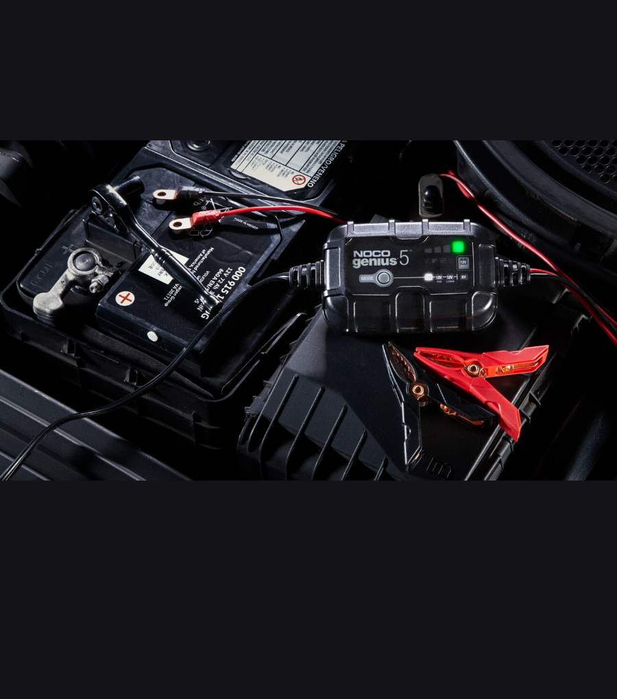 POLNILEC AKUMULATORJA NOCO® GENIUS5 6V/12V 5A. GENIUS polnilec, vzdrževalec in desulfator akumulatorjev