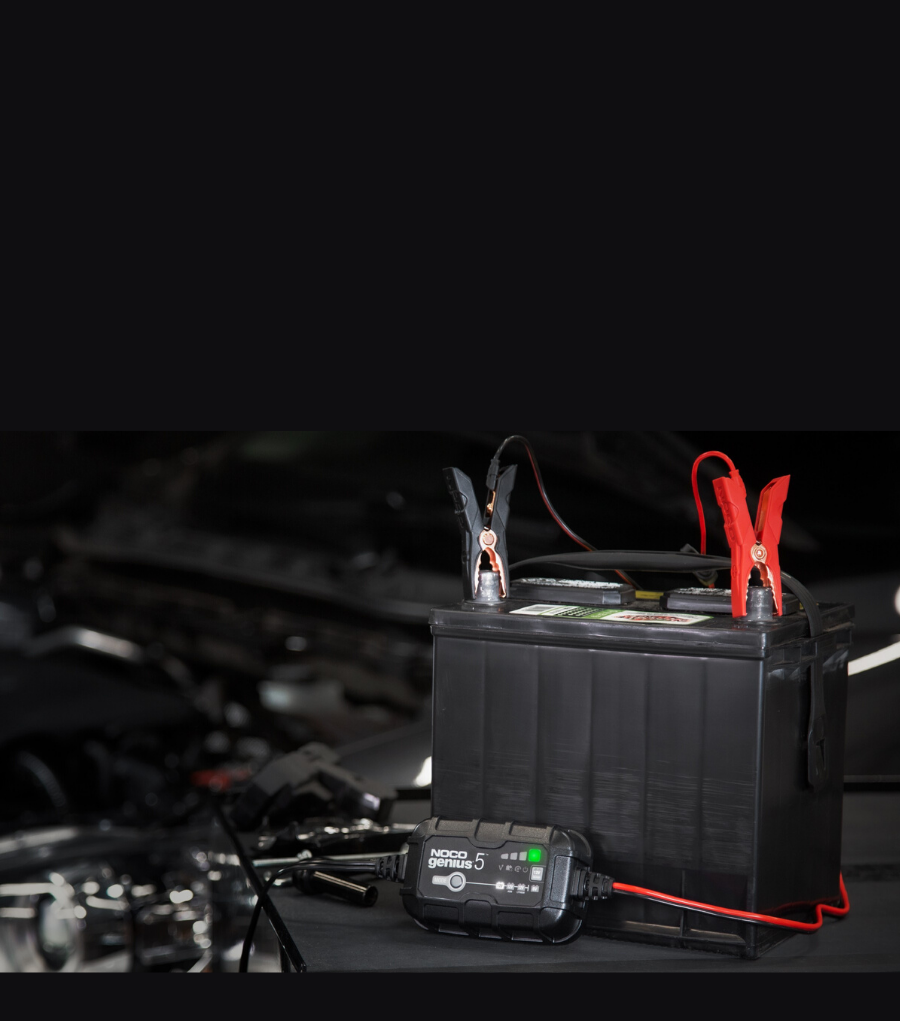 POLNILEC AKUMULATORJA NOCO® GENIUS5 6V/12V 5A. GENIUS polnilec, vzdrževalec in desulfator akumulatorjev