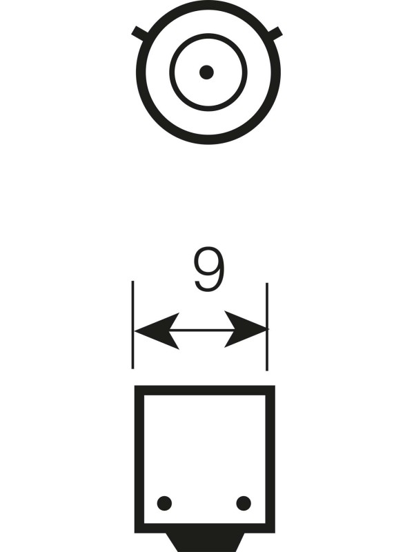 ŽARNICA OSRAM HALOGEN H21W 64136 12V BAY9S UNV1