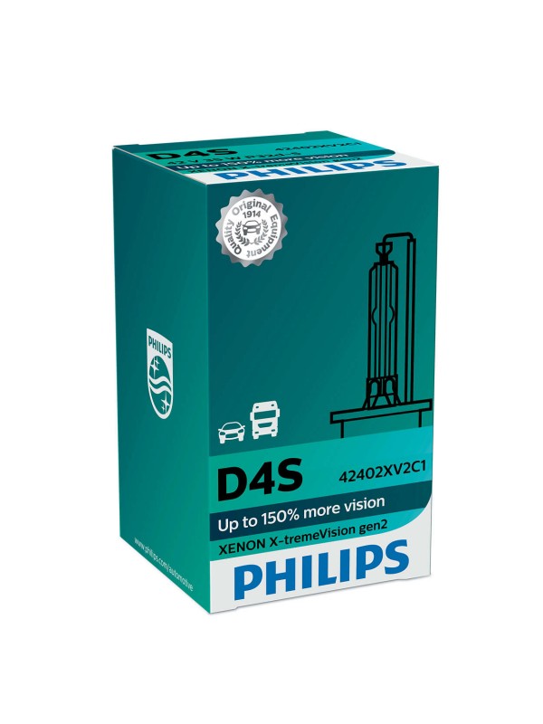 ŽARNICA PHILIPS XENON D4S X-TREMEVISION gen2 42402XV2 42V 35W P32d-5 S1