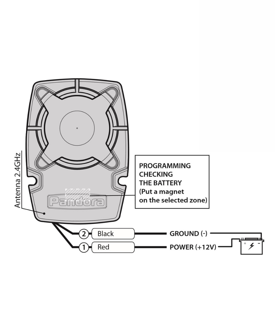 BLUETOOH SIRENA PIEZO PS332 VODOTESNA PANDORA 120db