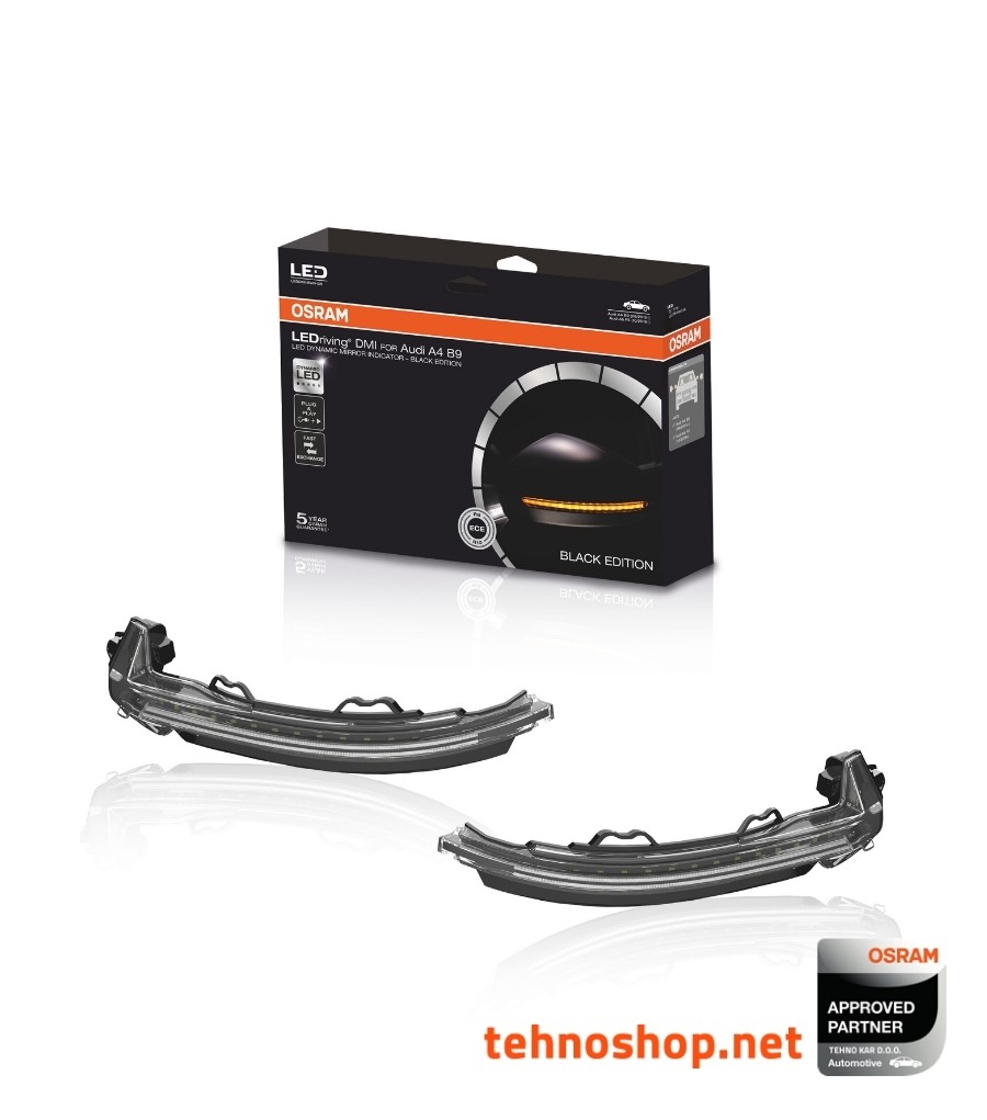 LED DYNAMIC MIRRORS OSRAM LEDriving® - BLACK EDITION LEDMI 8W0 BK S FS1