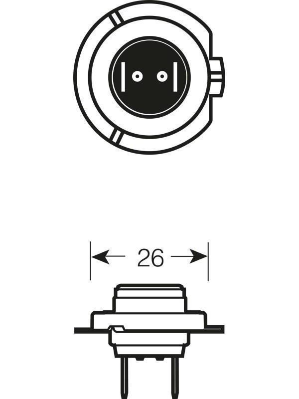 ŽARNICA PHILIPS H7 WhiteVision Ultra 12972WVUSM 12V 55W PX26d + 2x W5W