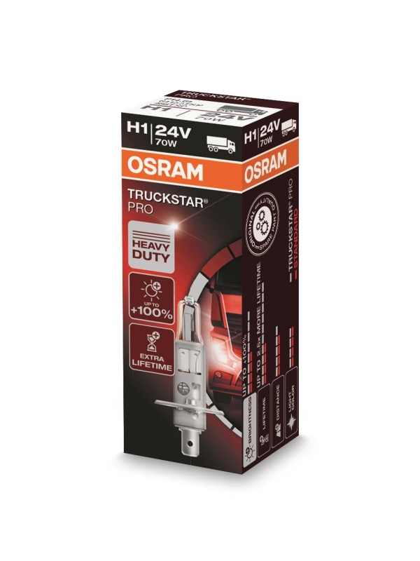 ŽARNICA OSRAM HALOGEN TRUCKSTAR PRO H1 64155TSP 70W 24V P14.5S FS1