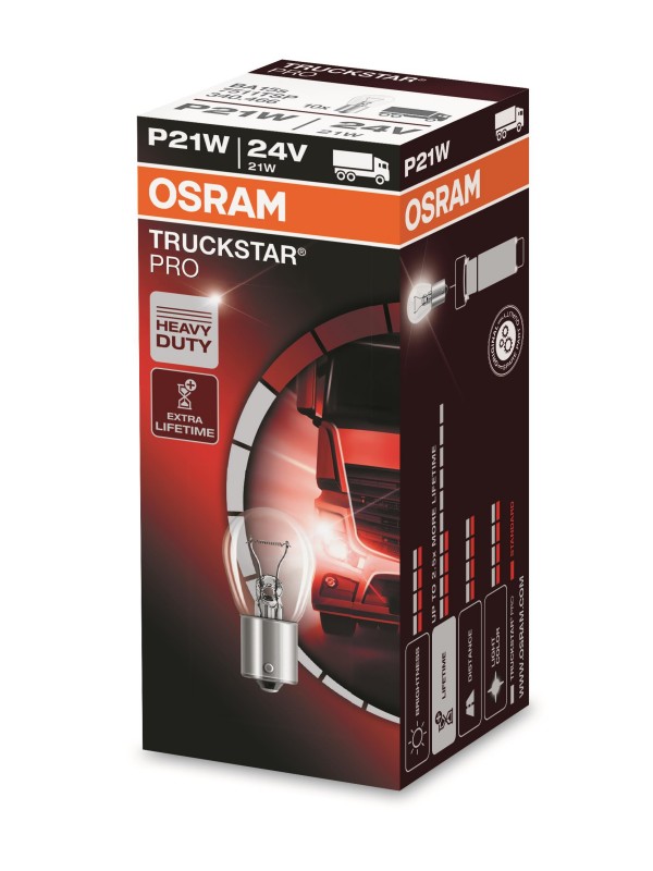 ŽARNICA OSRAM TRUCKSTAR® PRO P21W 7511TSP 24V BA15S UNV1