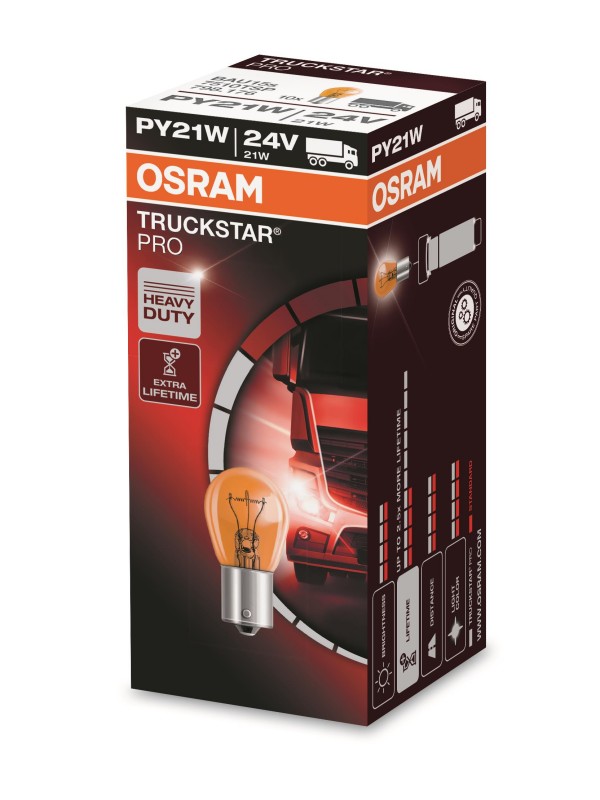 ŽARNICA OSRAM TRUCKSTAR® PRO PY21W 7510TSP 24V BAU15S UNV1