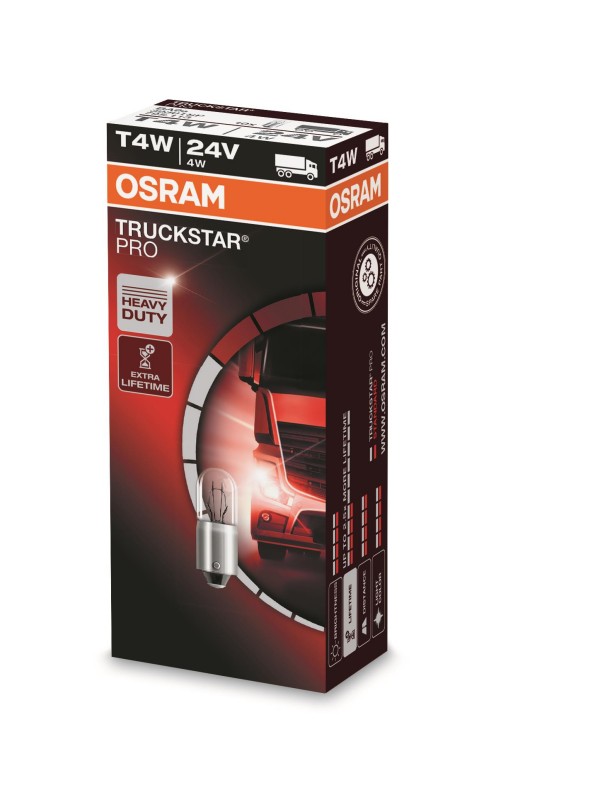 ŽARNICA OSRAM TRUCKSTAR® PRO T4W 3930TSP 24V BA9S UNV1
