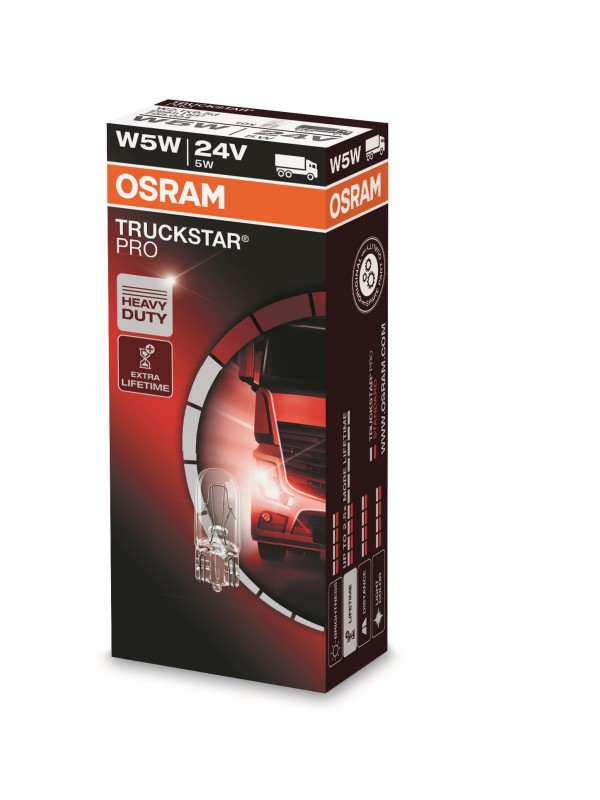 ŽARNICA OSRAM TRUCKSTAR® PRO W5W 2845TSP 24V W2.1X9.5D UNV1