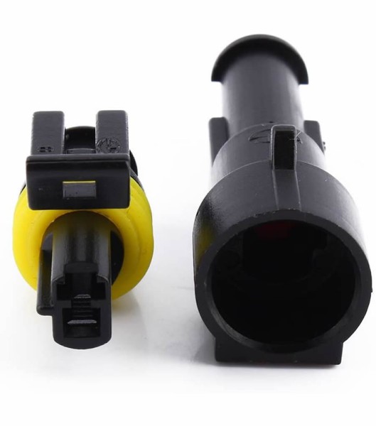 1P WATERPROOF ELECTRICAL WIRE PLUG MALE AND FEMALE PAIR KIKON1P