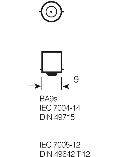 ŽARNICA OSRAM HALOGEN 64115 20W 12V BA9S UNV1