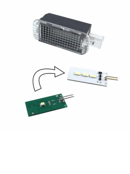 ŽARNICA HYPERCOLOR LED PCB HYPRON 3 LED 6500 K AUDI 4E0947415A