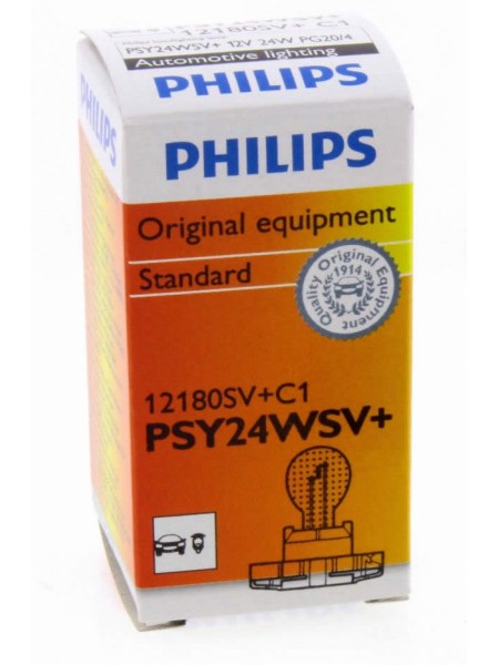 ŽARNICA PHILIPS HALOGEN PSY24WSV+ 12V SilverVision PGU20/4 C1