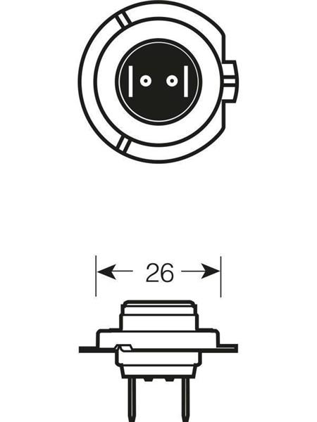 ŽARNICA PHILIPS H7 WhiteVision Ultra 12972WVUSM 12V 55W PX26d + 2x W5W
