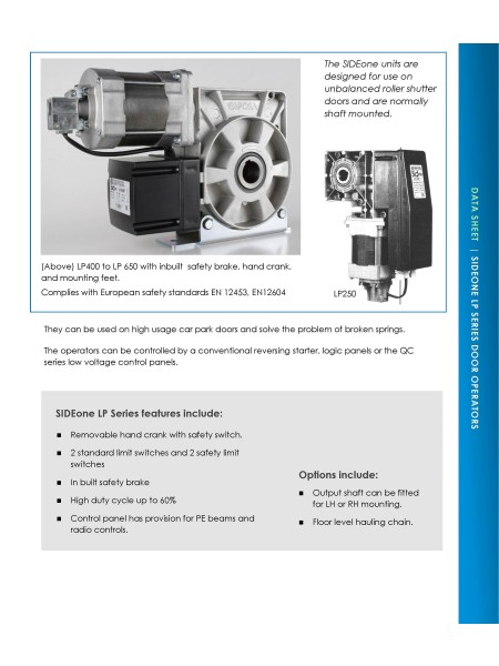 POGON ELEKTROMOTORNI GAPOSA SIDEONE LP 250M 230V