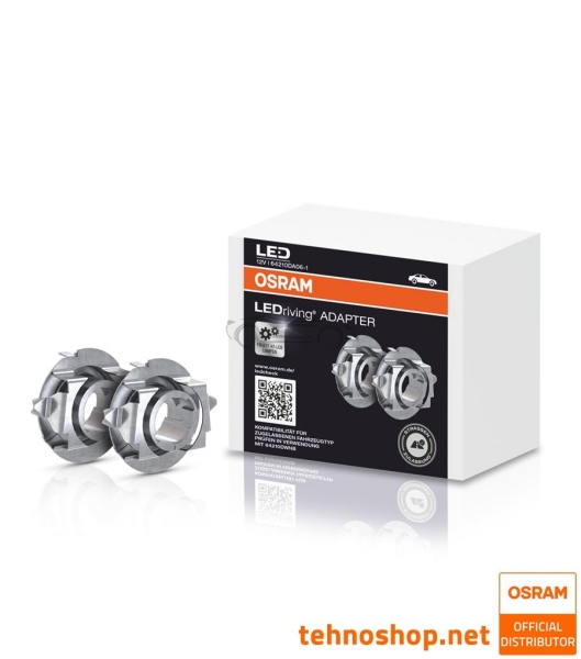 SET ADAPTERJEV ZA LED H7 ŽARNICE OSRAM NIGHT BREAKER LED 64210DA06-1 FS2