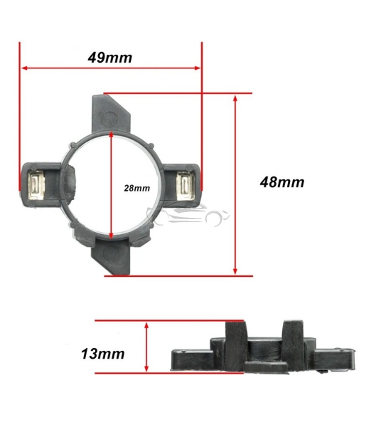 ADAPTER ZA LED ŽARNICO H7 CNR-L16B-H7 Caddy