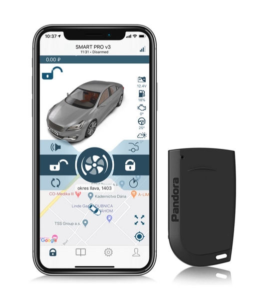 AVTO ALARM PANDORA SMART PRO GSM/GPS v3
