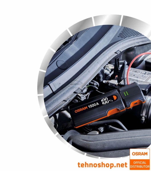 BOOSTER - JUMP STARTER OSRAM BATTERYjumpstart 1500 OJS030 12000mAh
