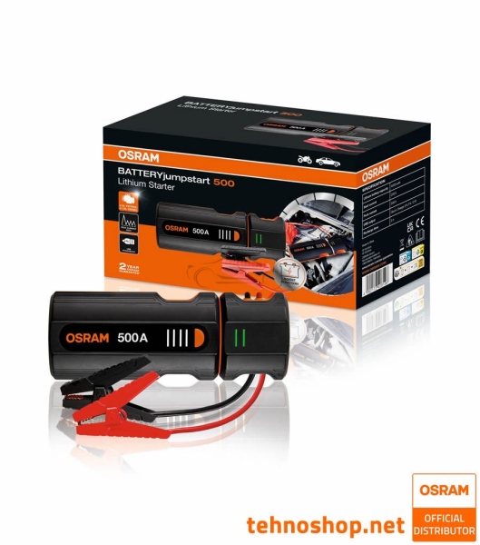 BOOSTER - ZAGANJALEC MOTORJA OSRAM BATTERYjumpstart 500 OJS010 6000mAh