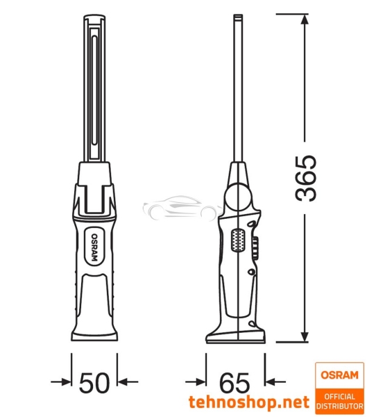 LED DELOVNA SVETILKA OSRAM LEDinspect SLIM MAX1000 LEDIL410