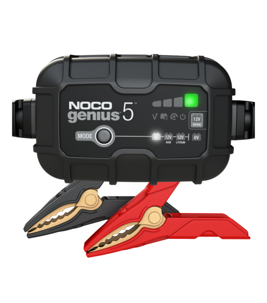 POLNILEC AKUMULATORJA NOCO® GENIUS5 6V/12V 5A. GENIUS polnilec, vzdrževalec in desulfator akumulatorjev