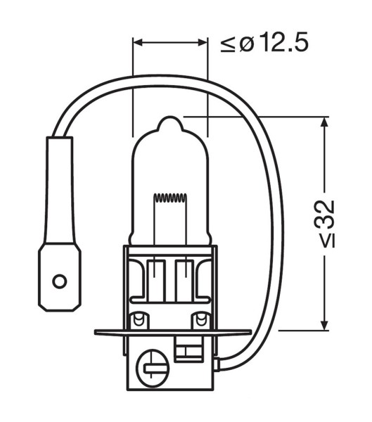 ŽARNICA EXCELITE HALOGEN H3 12V 55W PK22s