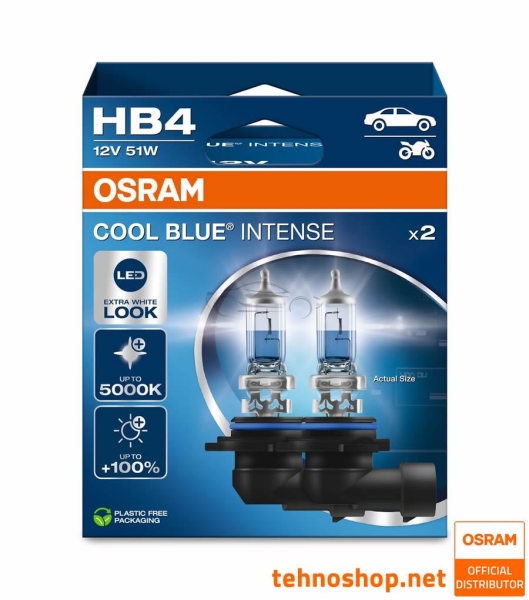 ŽARNICA OSRAM HALOGEN HB4 9006CBN-2HB COOL BLUE INTENSE 51W 12V P22d 2HB