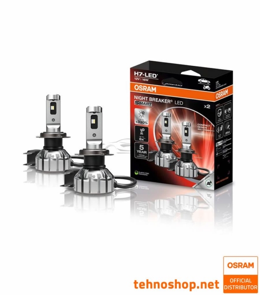 LED BULBS OSRAM NIGHT BREAKER SMART H7 64210DWNBSM-2HB 12V PX26d 2HB