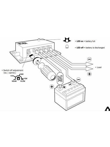 KONTROLNIK NAPETOSTI BATERIJ 12V KEMO M148A