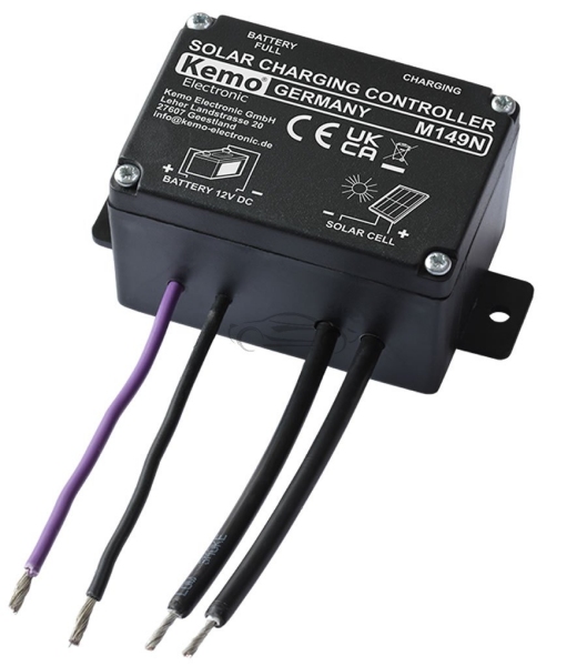 KRMILNIK SOLARNEGA POLNJENJA KEMO M149N 12V, 10A/20A