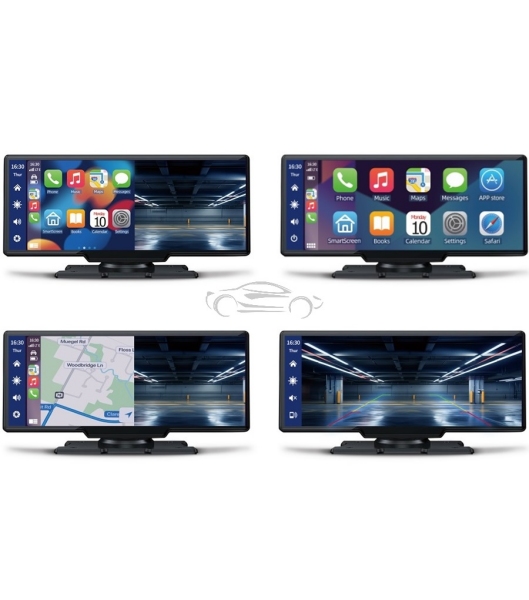 LCD ZASLON 10-inch MONITOR S KAMERO IN BREZŽIČNO POVEZAVO TELEFONA STEELMATE L07