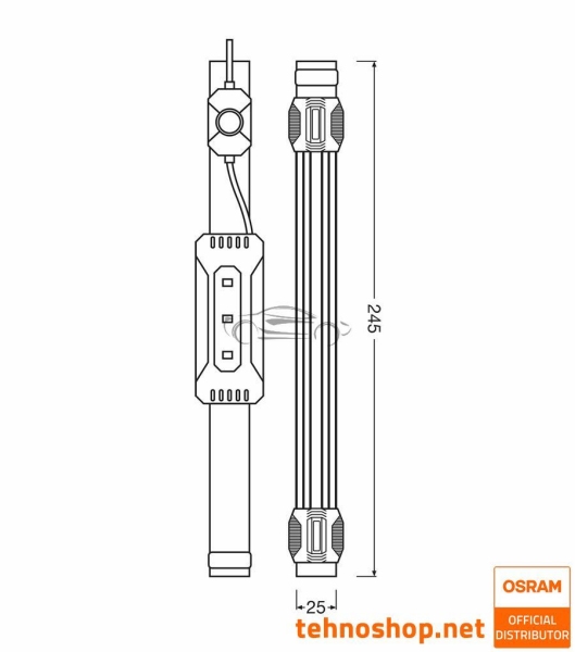 LED DELOVNA SVETILKA OSRAM LEDinspect FLEXIBLE HEAD TORCH LEDIL414