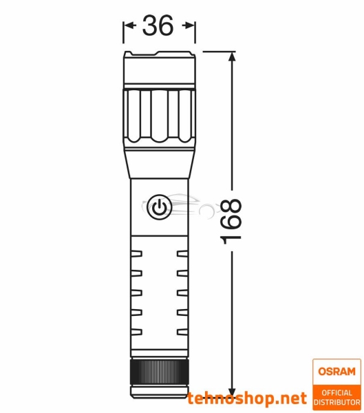 LED DELOVNA SVETILKA OSRAM LEDinspect PRO TORCH 500 LEDIL430