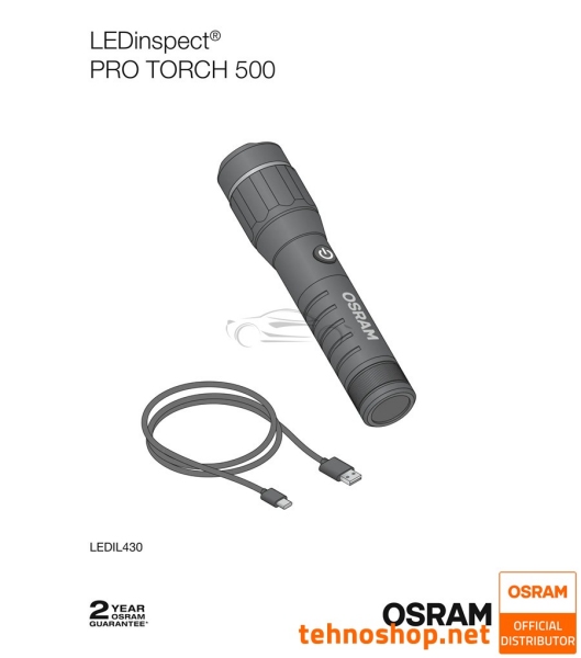 LED DELOVNA SVETILKA OSRAM LEDinspect PRO TORCH 500 LEDIL430