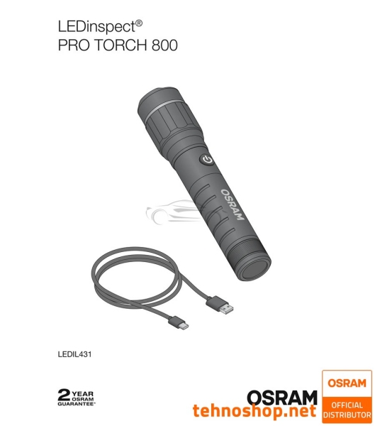LED DELOVNA SVETILKA OSRAM LEDinspect PRO TORCH 800 LEDIL431