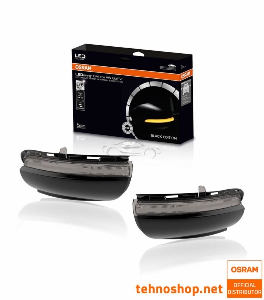 LED DYNAMIC MIRRORS OSRAM LEDriving® - BLACK EDITION LEDMI 5K0 BK S FS1