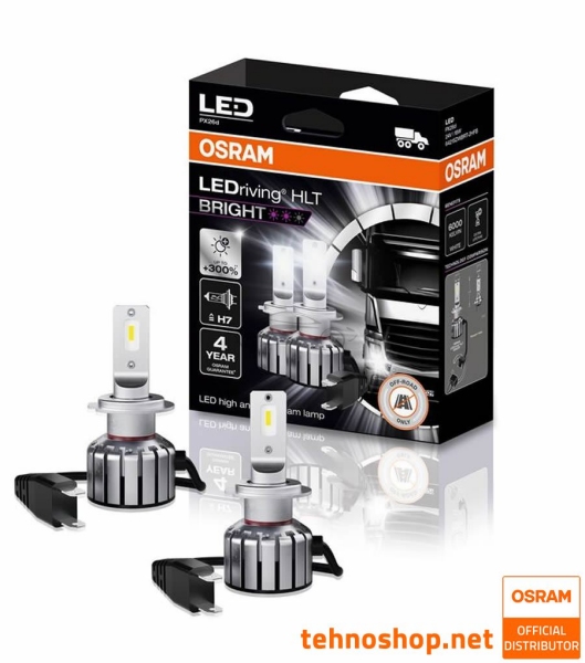 LED KIT OSRAM LEDriving HLT BRIGHT H7 64215DWBRT-2HFB LED 18W 24V PX26d 2HFB