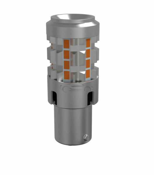 LED BULB PY21W ORANGE FOR TURN SIGNAL 12V 12LED BAU15s
