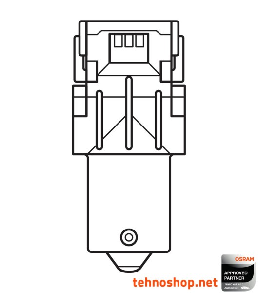 ŽARNICA OSRAM LED P21W LEDriving SL 12V 1,4W 7506DRP-2BL BA15s 2BL