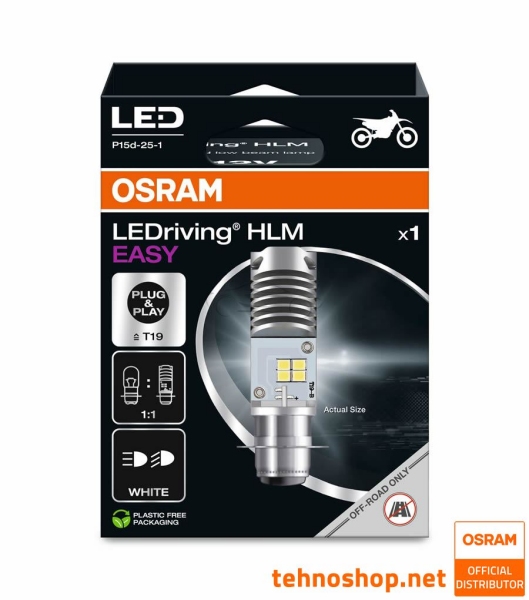 LED ŽARNICA OSRAM T19 LEDriving HLM EASY 7335DWESY-1HB P15d 1HB