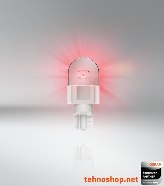 ŽARNICA OSRAM LED W16W rdeča LEDriving SL 12V 1,4W 921DRP-02B W2.1x9.5d BLI2