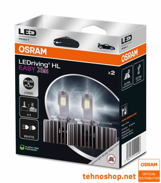 LED ŽARNICE D5S OSRAM LEDriving HL EASY 66540DWESY-2HB 12V 50W PK32d-7 2HB