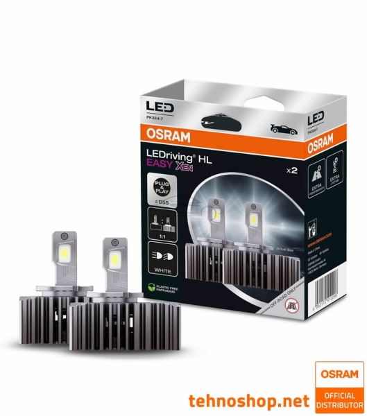 LED ŽARNICE D5S OSRAM LEDriving HL EASY 66540DWESY-2HB 12V 50W PK32d-7 2HB