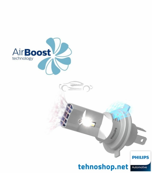 LED ŽARNICE PHILIPS H4 ULTINON PRO6000 HL U60B2 BOOST gen2 11342U60B2X2 12V 18W P43t-38 X2