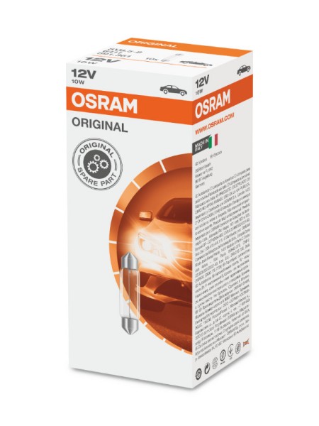 ŽARNICA OSRAM 6411 10W 12V SV8.5-8 41mm UNV1